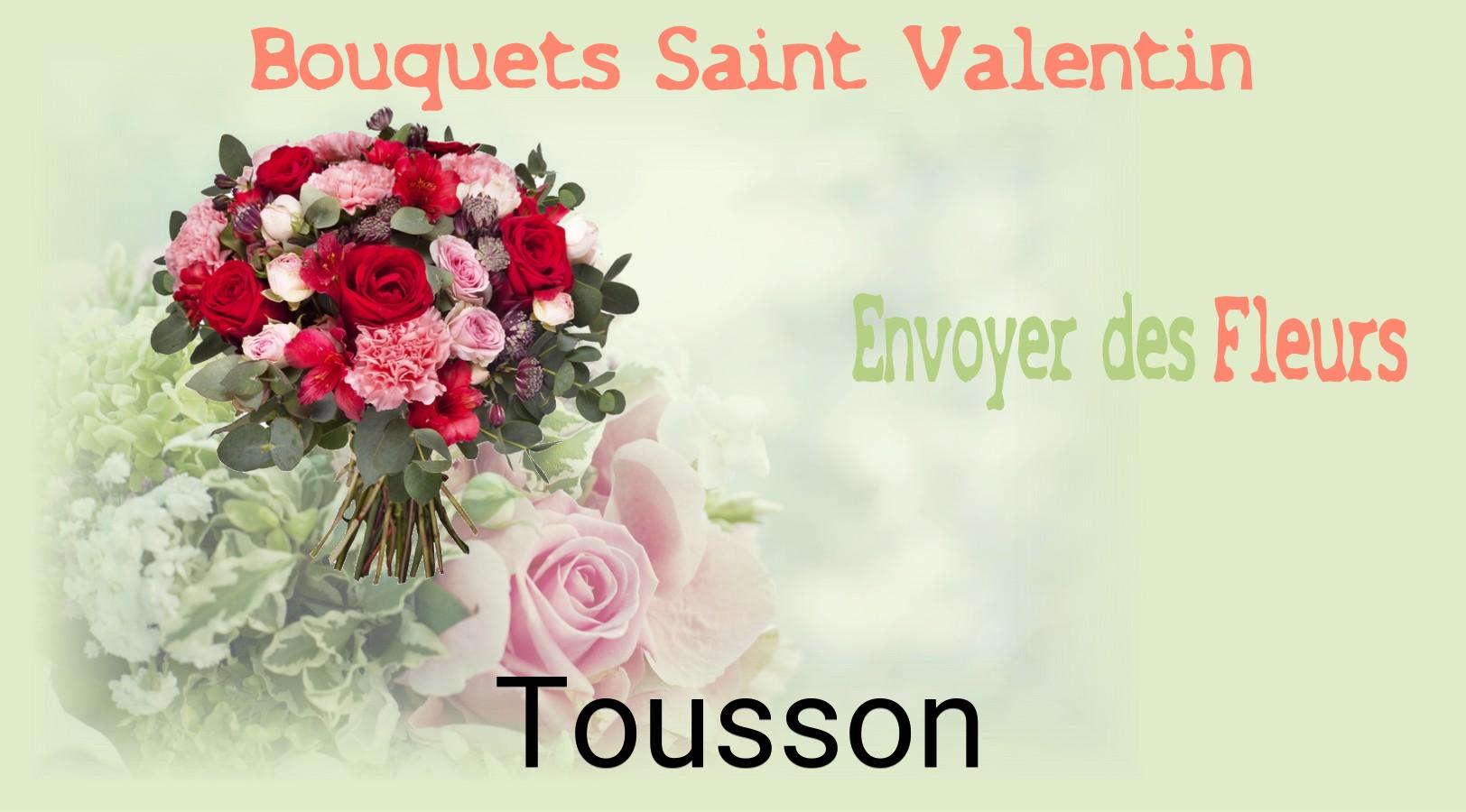 Roses de Saint-Valentin livrées à Tousson